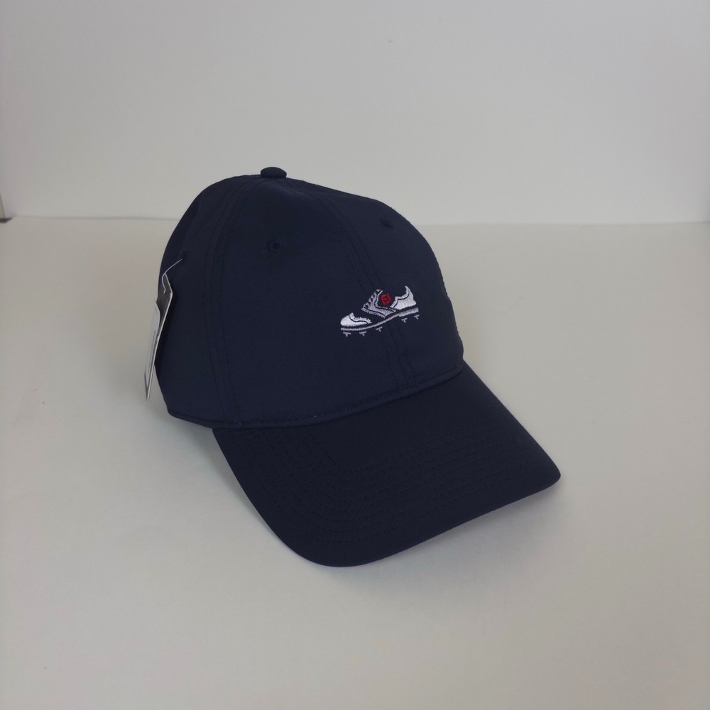 Footjoy Golf Hat Mens OSFA Navy Performance Shoe Cap Embroidered Adjustable